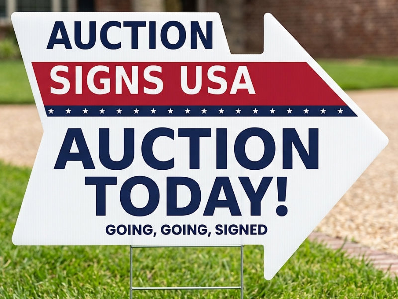 Coroplast - Die-Cut Yard Signs (2 Sided)