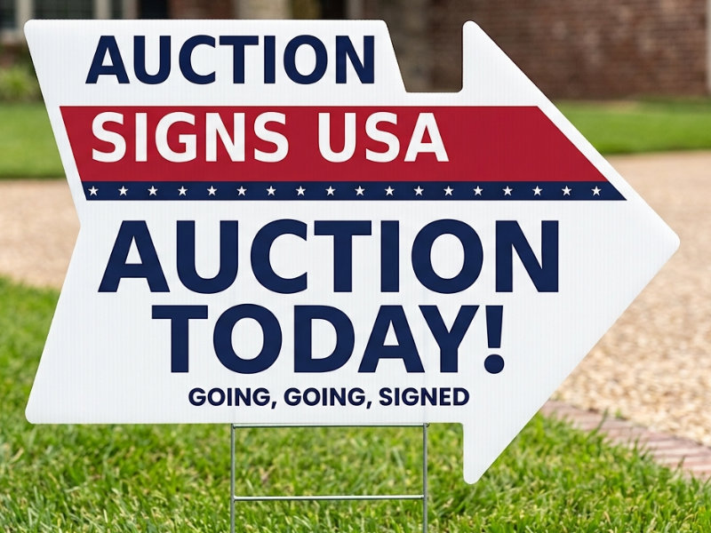 Coroplast - Die-Cut Yard Signs (1 Side)